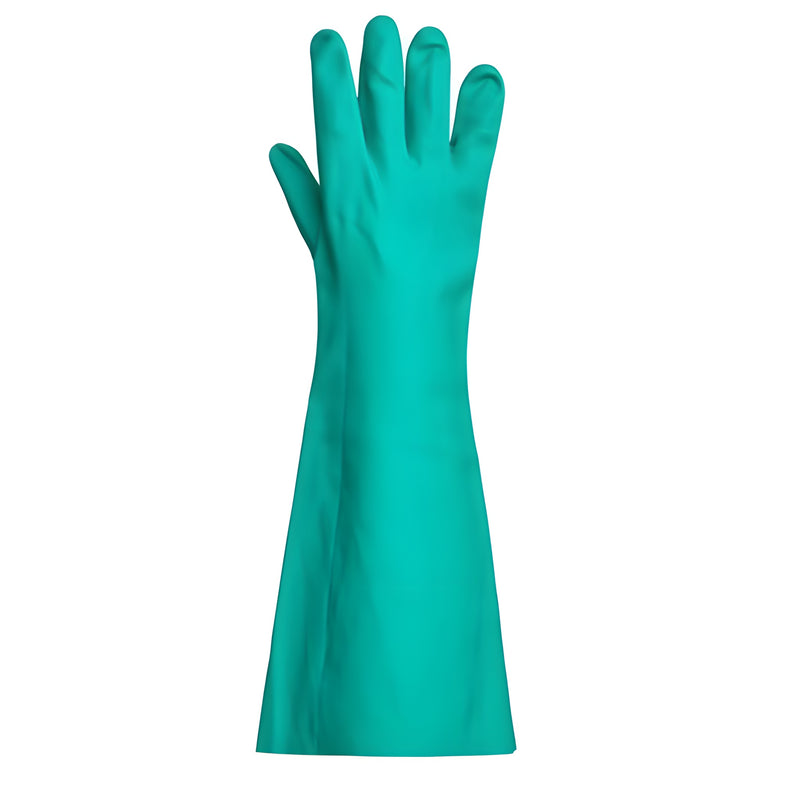 Nitrile Gloves, Unlined, 22 mil, 18" Sz 09 (Large)- 12 Pr / Bg - View 1