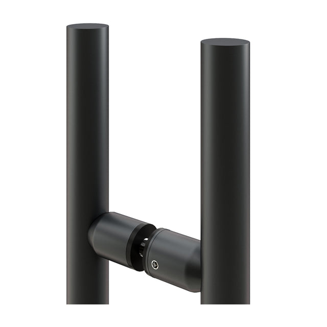 CRL Matte Black 36" Standard Ladder Style Back-to-Back Pull Handle