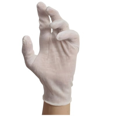 Stellar Cotton Inspection Gloves, Light, Ladies Sz- 12 Pr / Bag