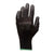 Stellar PU Coated Nylon Gloves, Black, Sz 08 (Medium)- 12 Pr/ Bag