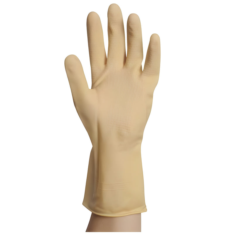 Stellar Unlined Canners Latex Gloves, Sz 07 (S) - 12 Pr/Bag - View 1